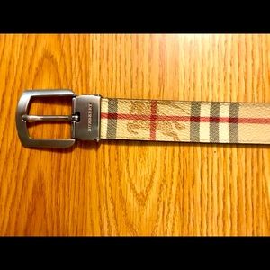 Burberry belt men’s monogram belt